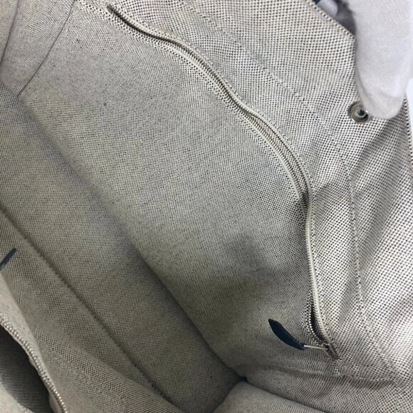 HERMES Sac Arne MM Bag Hand Bag Tote Bag Toile H / Leather Black/gray - Picture 8 of 15